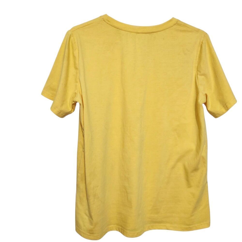 Casual Tshirt Size Large Yellow Color With Logo - Picture 6 of 10